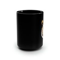 Catians The Great Cat (Bast) Black Mug, 15oz