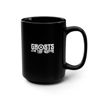 Ghosts on the Water Whiro, Maori god of darkness (art by Alex Cormack) Black Mug, 15oz