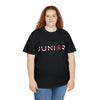 Junior white logo Unisex Heavy Cotton Tee