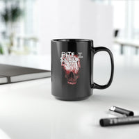 Bite-sized Tales of Terror Black Mug, 15oz