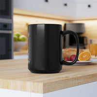 Cissy Open Door Black Mug, 15oz