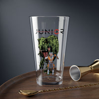 Junior "Run for your life, Junior!" Pint Glass, 16oz