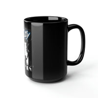 Cissy Open Door Black Mug, 15oz