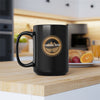 Quicksand "Canary One" Black Mug, 15oz