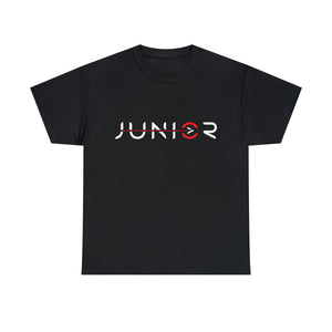 Junior white logo Unisex Heavy Cotton Tee