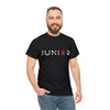 Junior white logo Unisex Heavy Cotton Tee