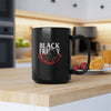 Black Friday Black Mug, 15oz