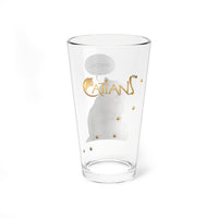 Catians Pangur Pint Glass, 16oz