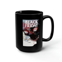 Black Friday Smiling Demon Black Mug, 15oz