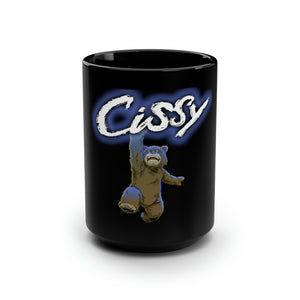 Cissy Black Mug, 15oz