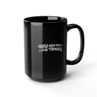 Death Comes for the Toymaker Black Mug, 15oz