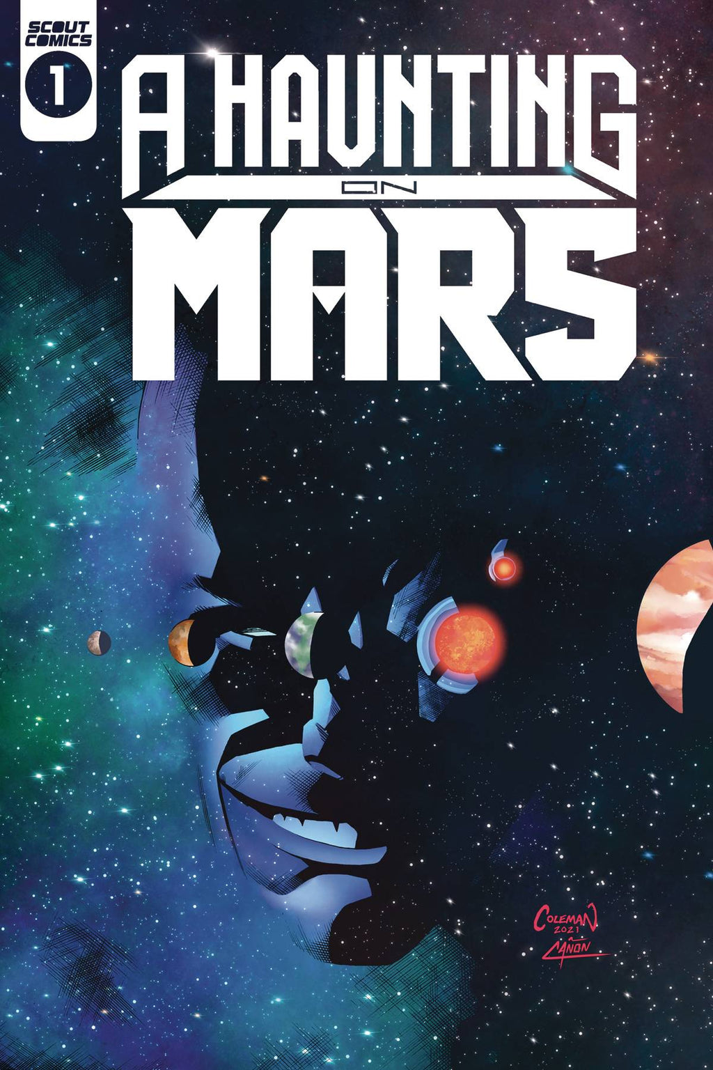 A Haunting On Mars #1 - Cover B - Ruairi Coleman