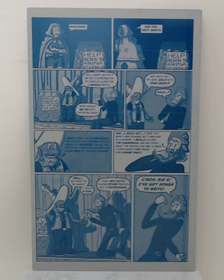 The Ballad of Gordon Barleycorn #1 - Page 31 - Cyan - Comic Printer Plate - PRESSWORKS
