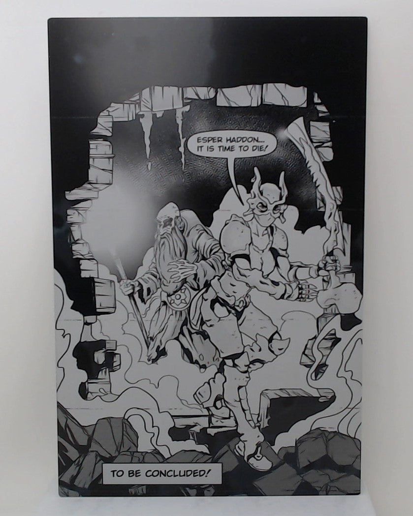 Bones of the Gods #5 - Page 22 - Black - Comic Printer Plate - PRESSWORKS