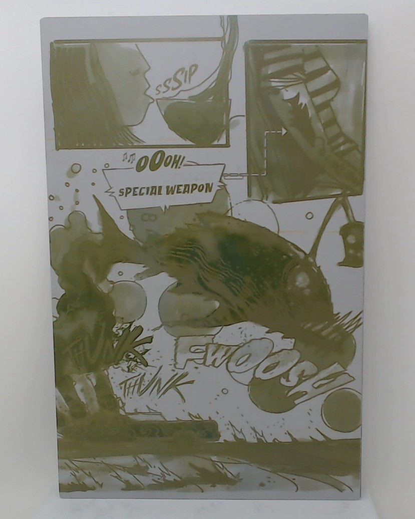 Blood Run #1 - Page 23 - Yellow - Comic Printer Plate - PRESSWORKS - Stephen Cardoselli