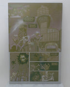 By The Horns Dark Earth #9 -  Page 15 - Yellow - Comic Printer Plate - PRESSWORKS