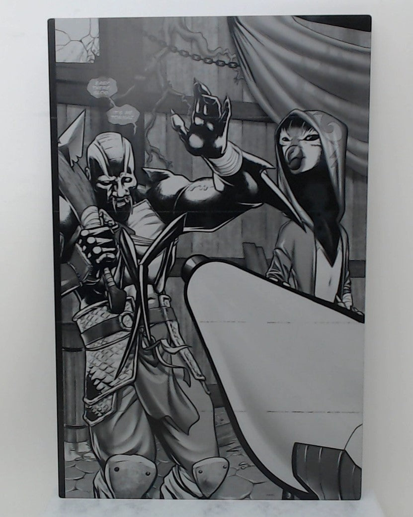 By The Horns Dark Earth #9 -  Page 1 - Black - Comic Printer Plate - PRESSWORKS