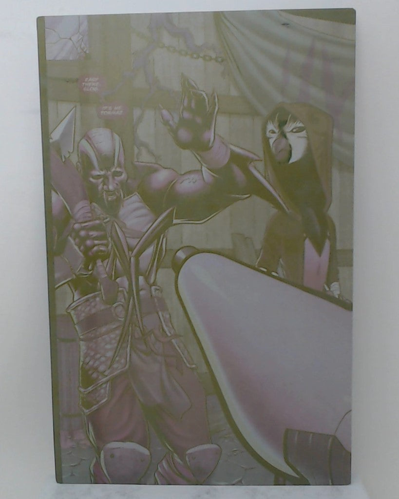 By The Horns Dark Earth #9 -  Page 1 - Yellow - Comic Printer Plate - PRESSWORKS