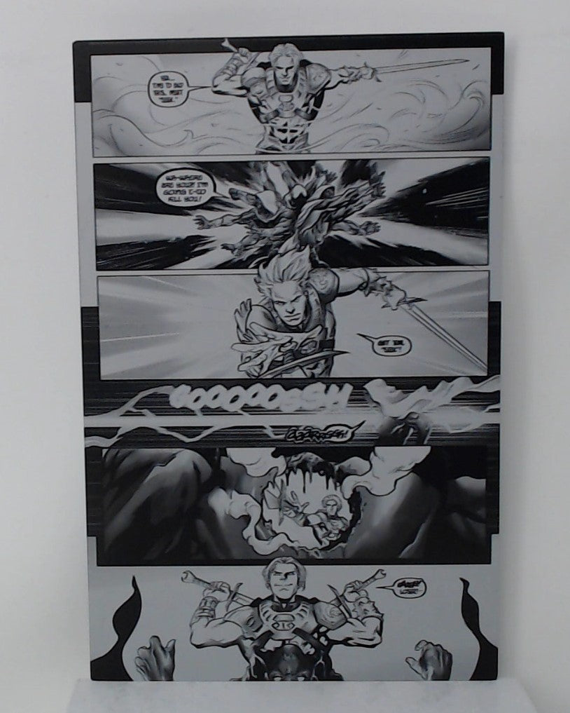 Beautiful Soldiers #1 - Page 22 - Black - Comic Printer Plate - PRESSWORKS