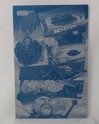 Beautiful Soldiers #1 - Page 34 - Cyan - Comic Printer Plate - PRESSWORKS