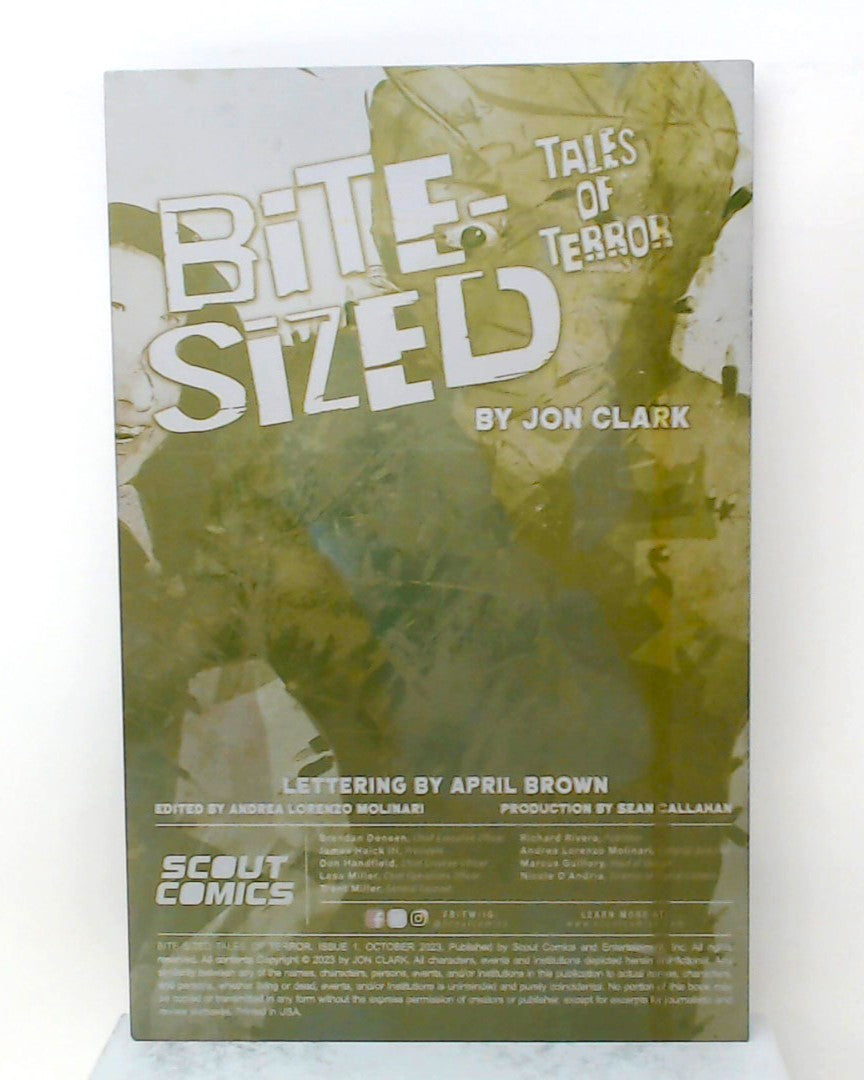 Bite Sized Tales of Terror #1 - Inside Front Cover - Yellow - Comic Printer Plate - PRESSWORKS