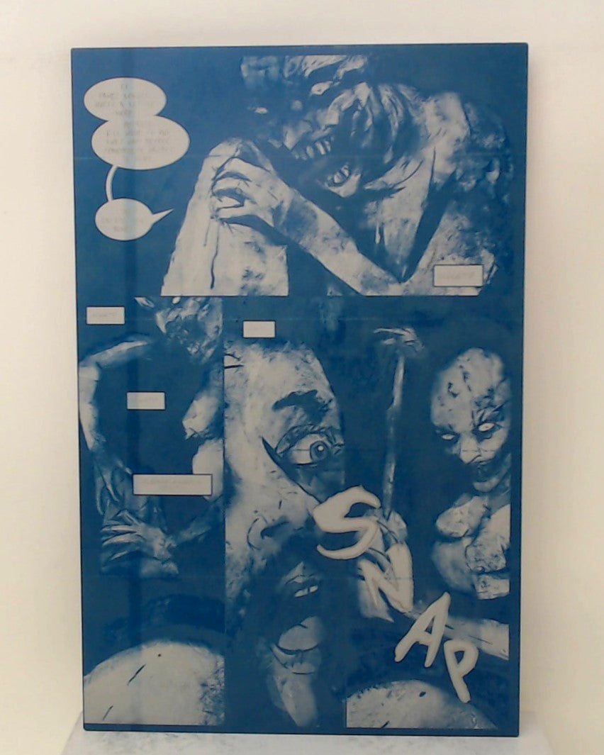 Bite Sized Tales of Terror #1 - Page 13 - Cyan - Comic Printer Plate - PRESSWORKS