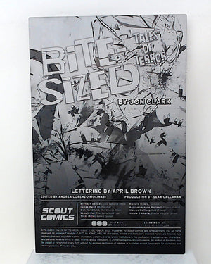 Bite Sized Tales of Terror #1 - Inside Front Cover - Black - Comic Printer Plate - PRESSWORKS
