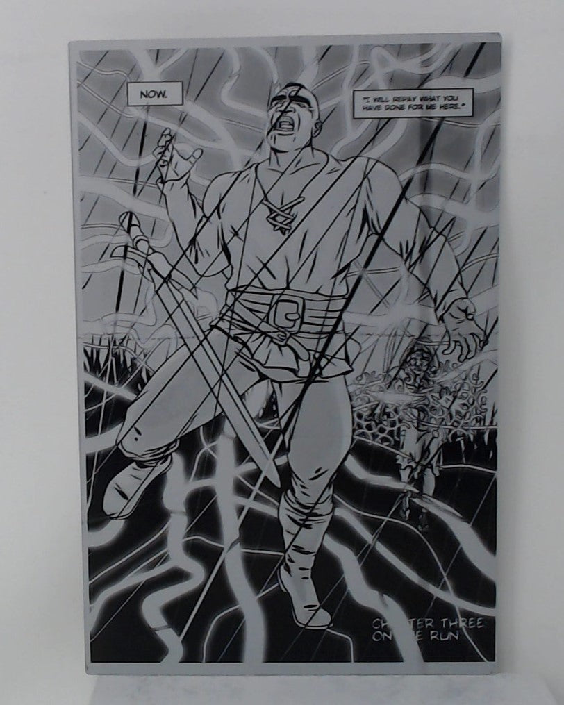 Bones of the Gods #3 - Page 4 - Black - Comic Printer Plate - PRESSWORKS