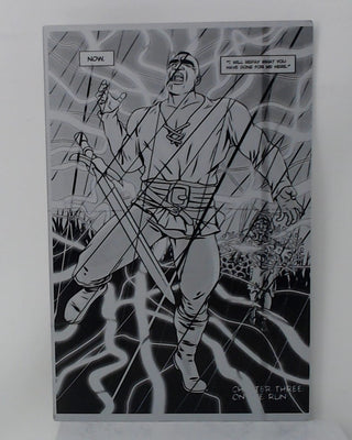 Bones of the Gods #3 - Page 4 - Black - Comic Printer Plate - PRESSWORKS