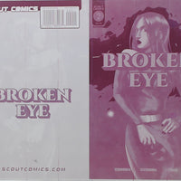 Broken Eye #2 - Cover - Magenta - Comic Printer Plate - PRESSWORKS - Inaki Arenas