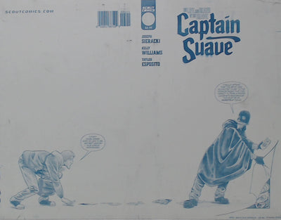 The Life and Death of the Brave Captain Suave #5 - Cover - Cyan - Comic Printer Plate - PRESSWORKS