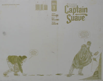 The Life and Death of the Brave Captain Suave #5 - Cover - Yellow - Comic Printer Plate - PRESSWORKS