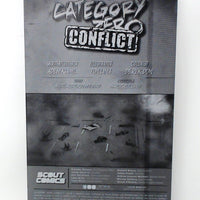 Category Zero Conflict #4 - Inside Front Cover - Black - Comic Printer Plate - PRESSWORKS