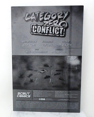 Category Zero Conflict #4 - Inside Front Cover - Black - Comic Printer Plate - PRESSWORKS