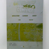 Category Zero Conflict #4 - Inside Front Cover - Yellow - Comic Printer Plate - PRESSWORKS