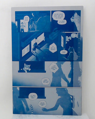 Catians #1 - Page 5 - Yellow - Comic Printer Plate - PRESSWORKS