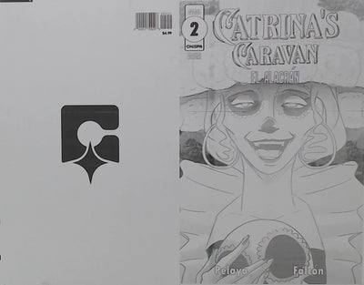 Catrina's Caravan #2 - Cover - Black - Comic Printer Plate - PRESSWORKS