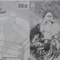 Codename Ric Flair: Magic Eightball #1 - 1:25 Retailer Incentive - Cover - Black - Comic Printer Plate - PRESSWORKS