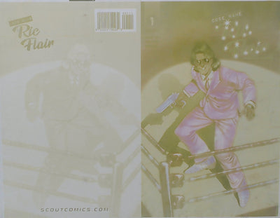 Codename Ric Flair: Magic Eightball #1 - Cover - Yellow - Comic Printer Plate - PRESSWORKS