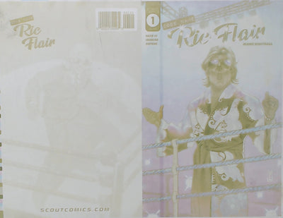 Codename Ric Flair: Magic Eightball #1  - Cover B - George Durate - Cover - Yellow - Comic Printer Plate - PRESSWORKS