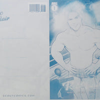 Codename Ric Flair: Magic Eightball #1  - Cover C - Rubin Cubiles - Cover - Cyan - Comic Printer Plate - PRESSWORKS