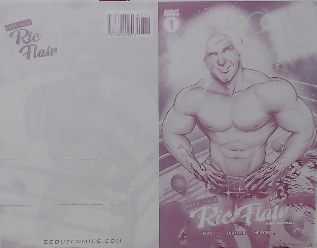 Codename Ric Flair: Magic Eightball #1  - Cover C - Rubin Cubiles - Cover - Magenta - Comic Printer Plate - PRESSWORKS