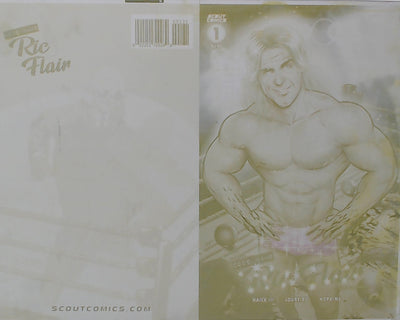 Codename Ric Flair: Magic Eightball #1  - Cover C - Rubin Cubiles - Cover - Yellow - Comic Printer Plate - PRESSWORKS