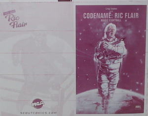 Codename Ric Flair: Magic Eightball #1 - Moonraker Homage - Cover - Magenta - Comic Printer Plate - PRESSWORKS