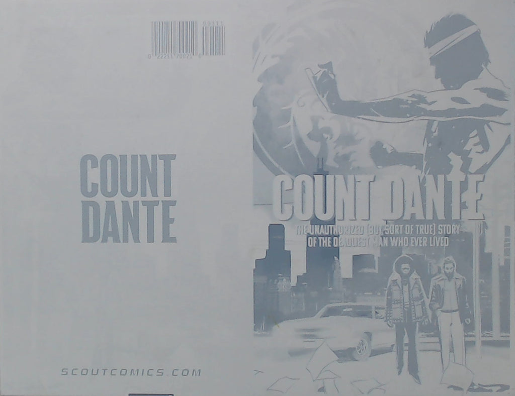 Count Dante #1 -  Cover - Black - Comic Printer Plate - PRESSWORKS - Cary Nord