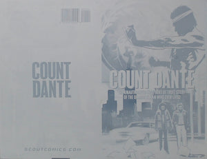 Count Dante #1 -  Cover - Black - Comic Printer Plate - PRESSWORKS - Cary Nord