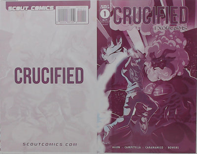 Crucified: Exorcisms #1 - Cover - Magenta - Comic Printer Plate - PRESSWORKS