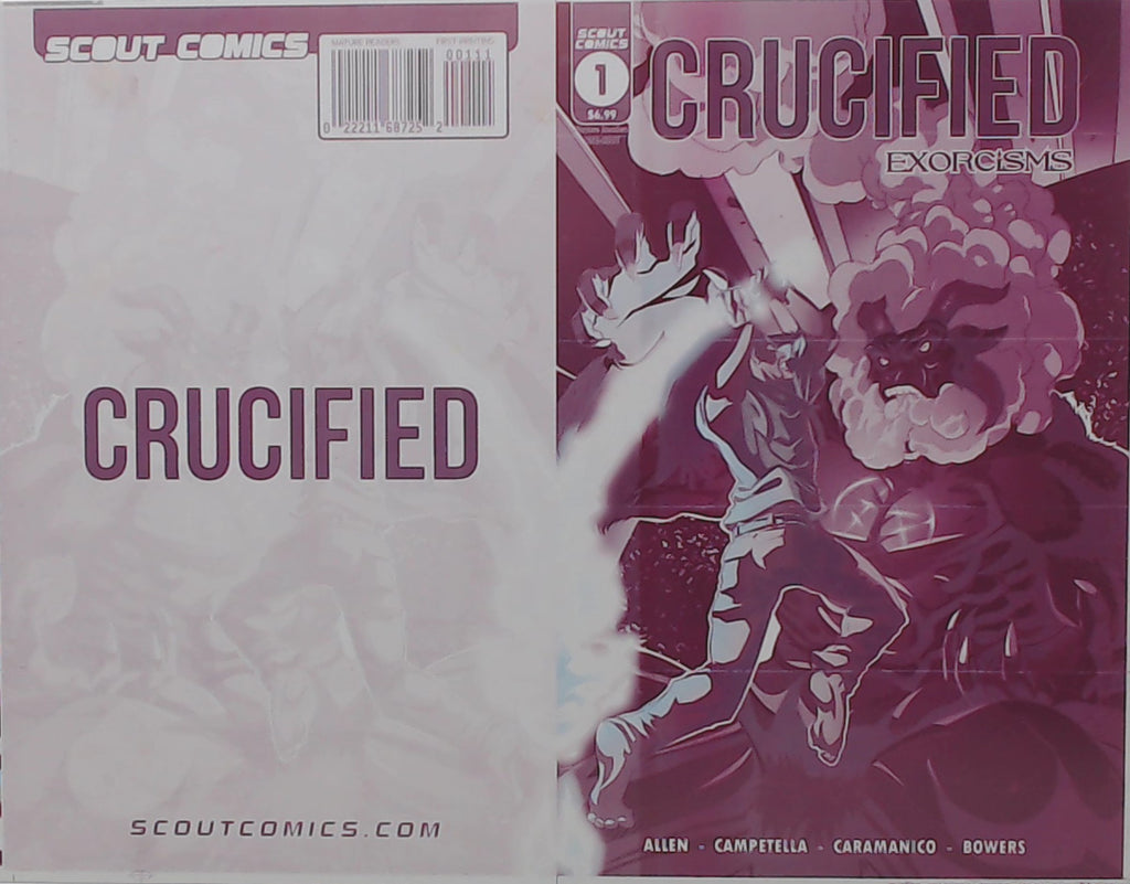 Crucified: Exorcisms #1 - Webstore Exclusive - Cover - Magenta - Comic Printer Plate - PRESSWORKS