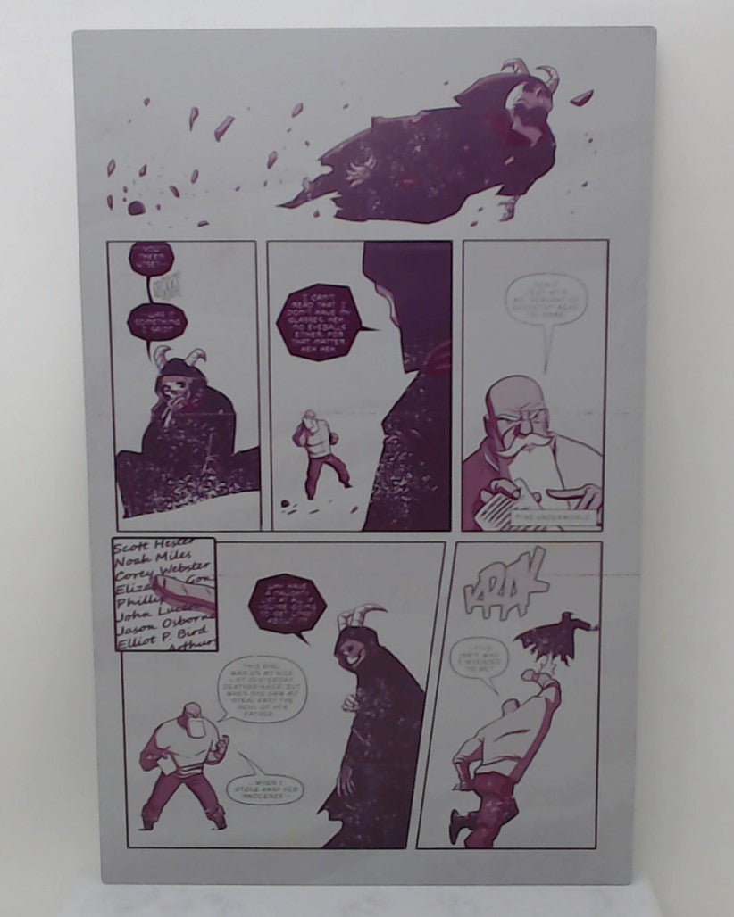 Death Comes for the Toymaker #1 - Page 13 - Magenta - Comic Printer Plate - PRESSWORKS