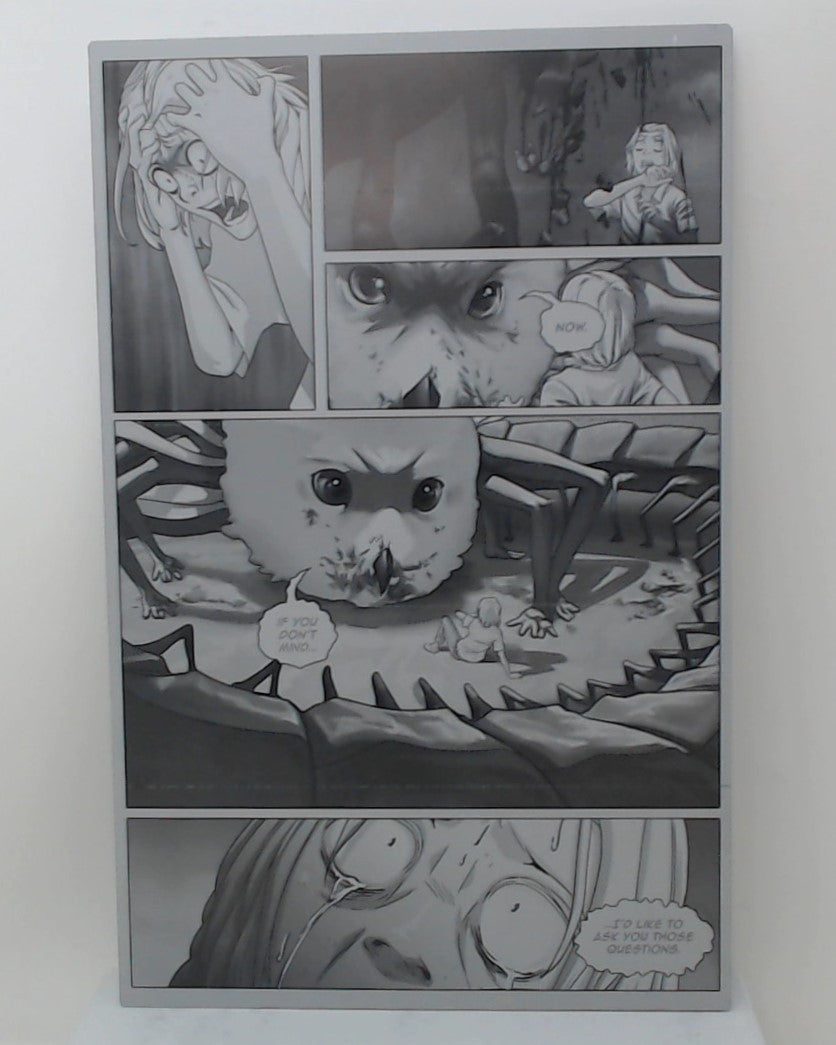 Divine Power Made Me #1 - Page 22 - Black - Comic Printer Plate - PRESSWORKS